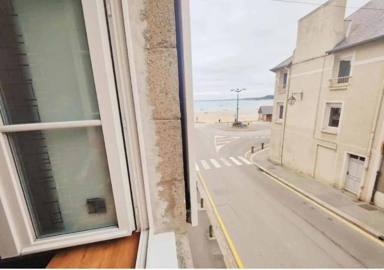 Apartment La Merveille By Mrodbnb - Appart Neuf - Vue Mer - 25M Plage & Resto - Cine - Cheminee - Popcorn Cancale France
